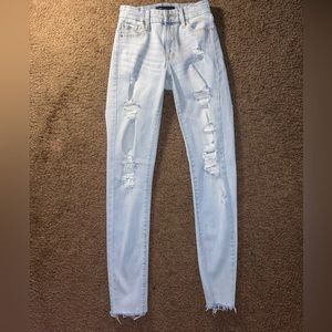Aeropostale High Rise Curvy Jeggings